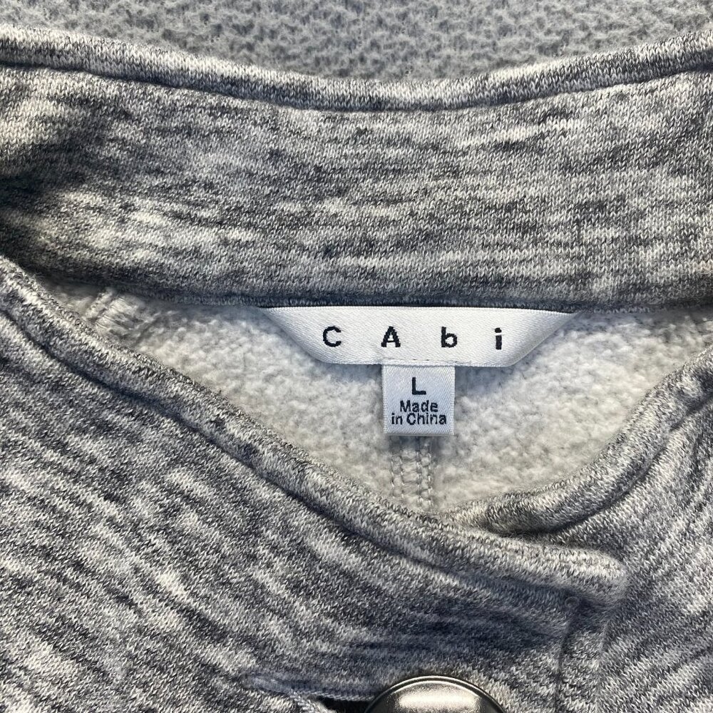 CAbi Womens Gray Hour Glass 3 Button Knit Blazer 596 Size Large,Outdoor,Preppy - Picture 4 of 12